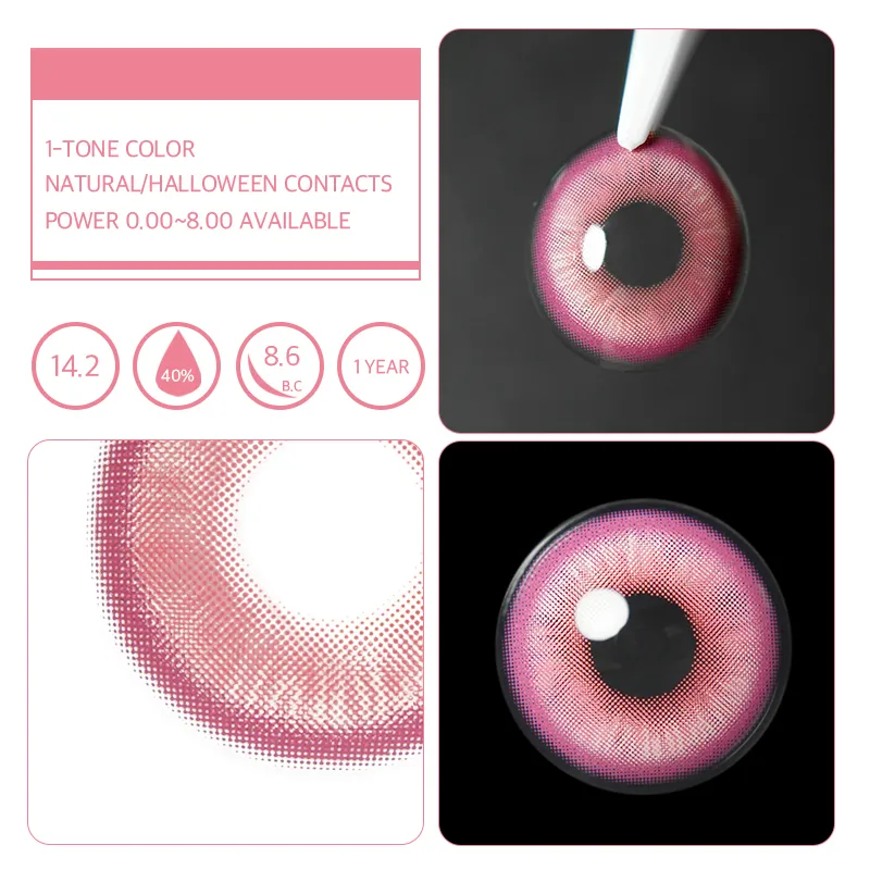 EyeLensy Magic Coral Berry | 1 Year