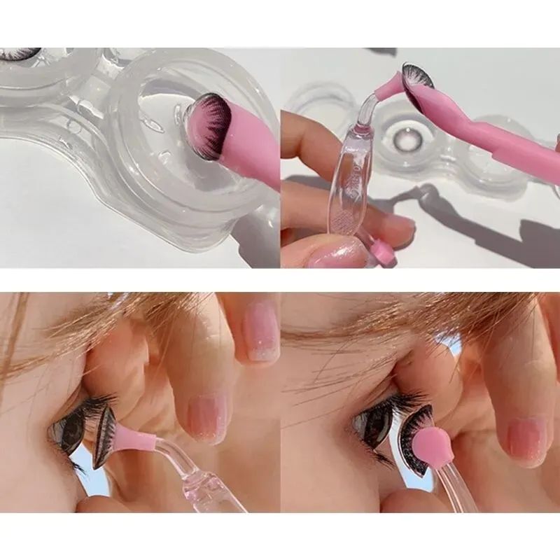 Contact Lens Wearing Tool(Silicone Soft Tweezer Stick Set) | Accessory