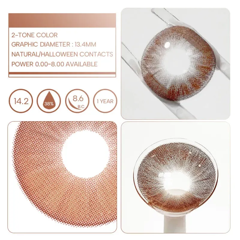 EyeLensy Lucency Brown | 1 Year
