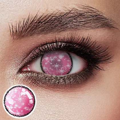 EyeLensy Sparkle Pink  | 1 Year