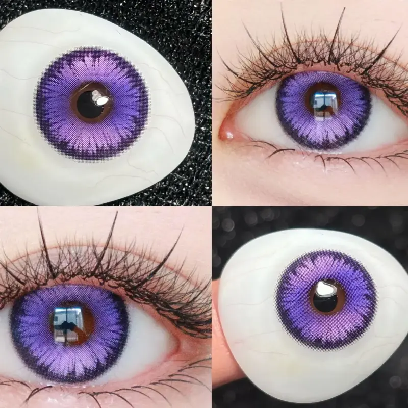 EyeLensy Icy Petal Purple | 6 Months