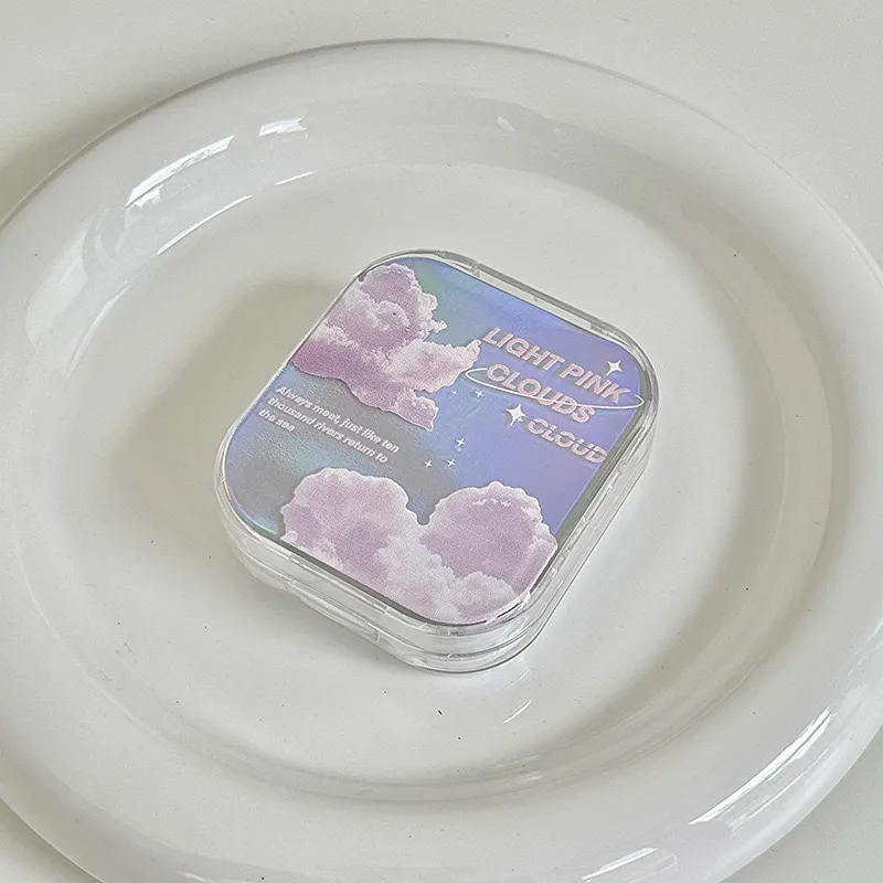 Dreamy Iridescent Cloud Transparent Lens Case | Accessory