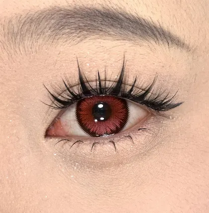 EyeLensy Icy Petal Red | 6 Months