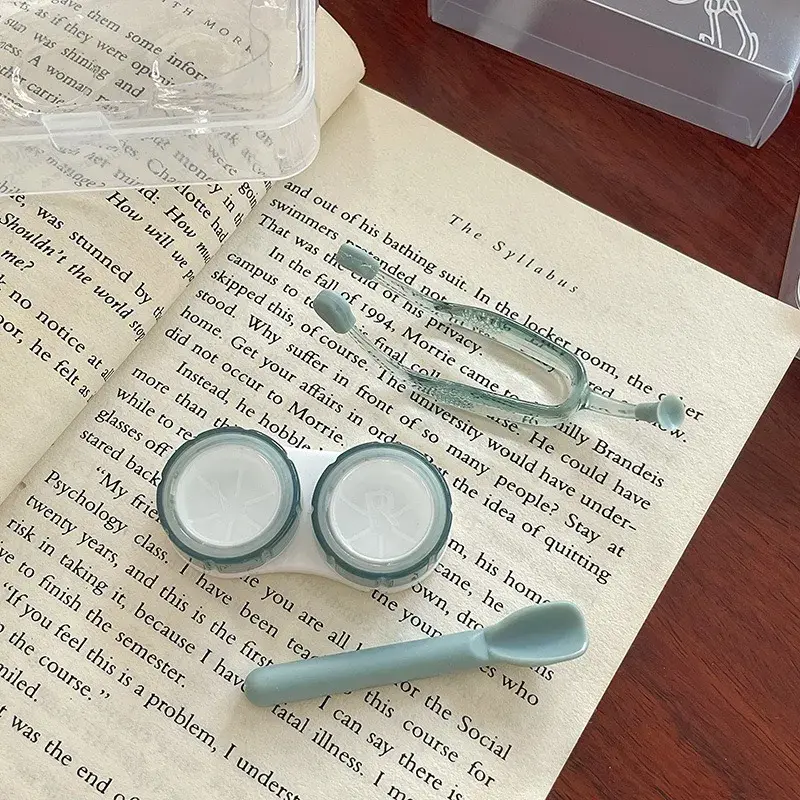 Contact Lens Wearing Tool(Silicone Soft Tweezer Stick Set) | Accessory